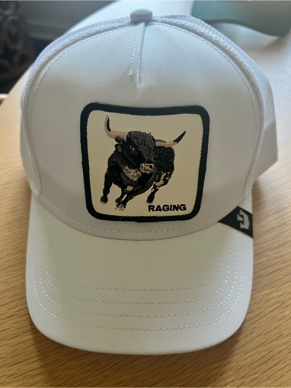 Raging Bull White Trucker Hat